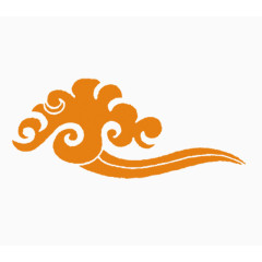 手绘中国风祥云png 