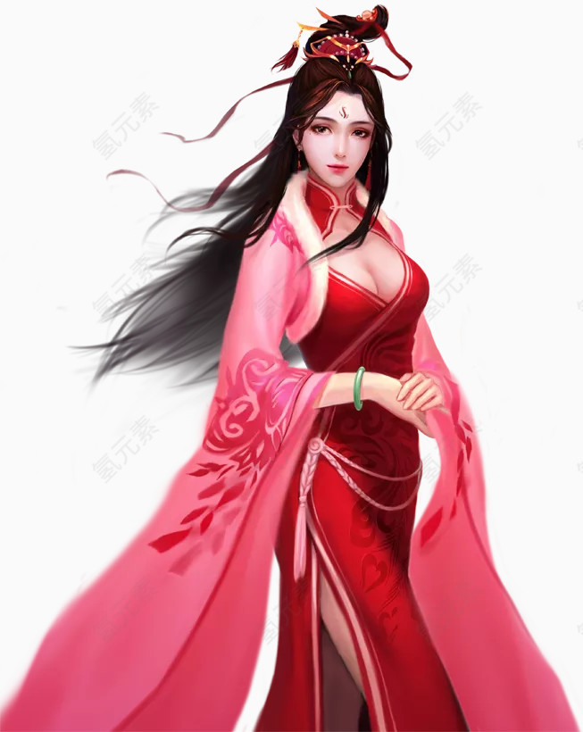 人物古装女素材