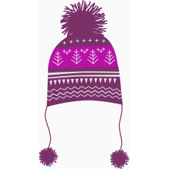 圣诞元素矢量帽子