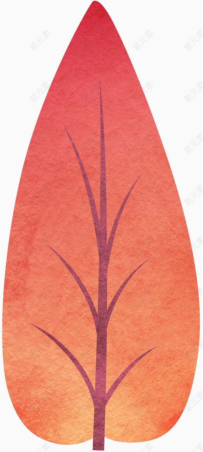 卡通水彩画