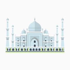 矢量扁平化皇宫