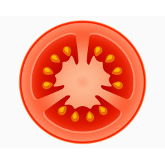 矢量美食西红柿