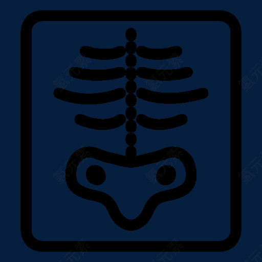 医疗x光图标