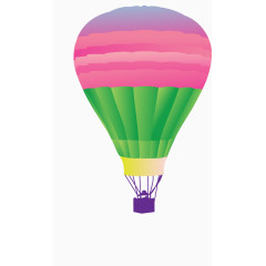  彩色热气球 