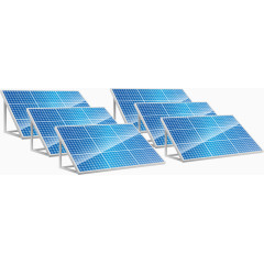 矢量电池板素材