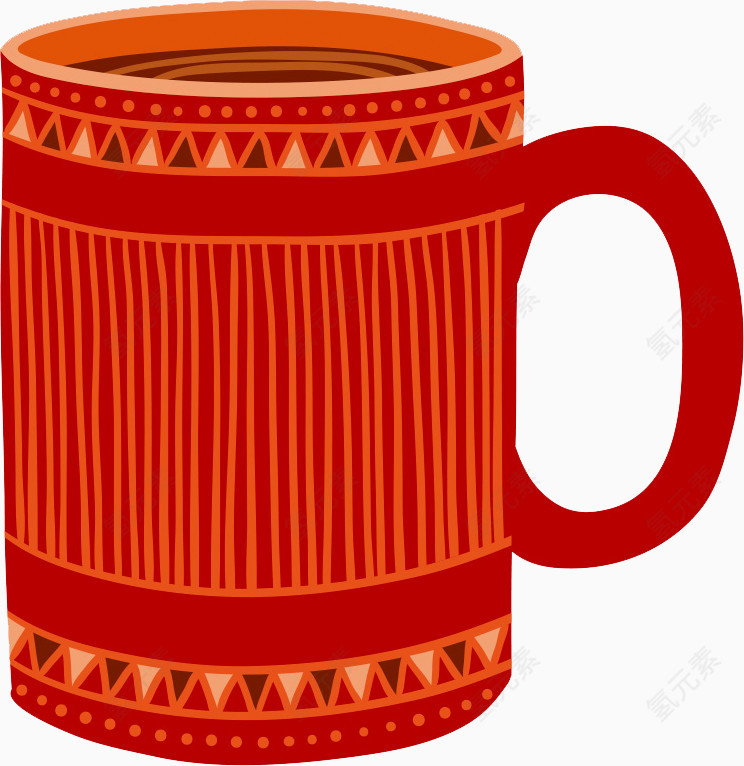 卡通茶杯素材