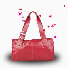 女士亮色宽带手提包