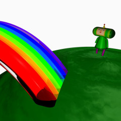 块彩虹卡通katamari-icons