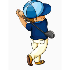 卡通手绘小男孩