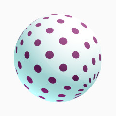 各类圆形球体卡通装饰漂浮素材