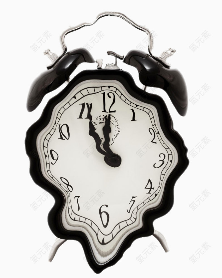 创意扭曲的闹钟