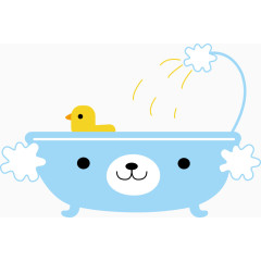 卡通澡盆