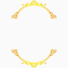 邀请函模板黄色花纹