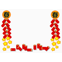 春节鞭炮热闹庆祝