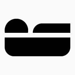 用户睡眠黑色默认图标