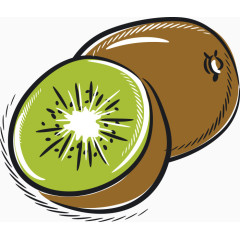 卡通水果猕猴桃素材