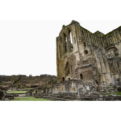 英国里沃兹修道院建筑风景五