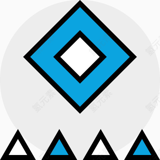 摘要创建创作四六角整形三角形摘要4度自由！