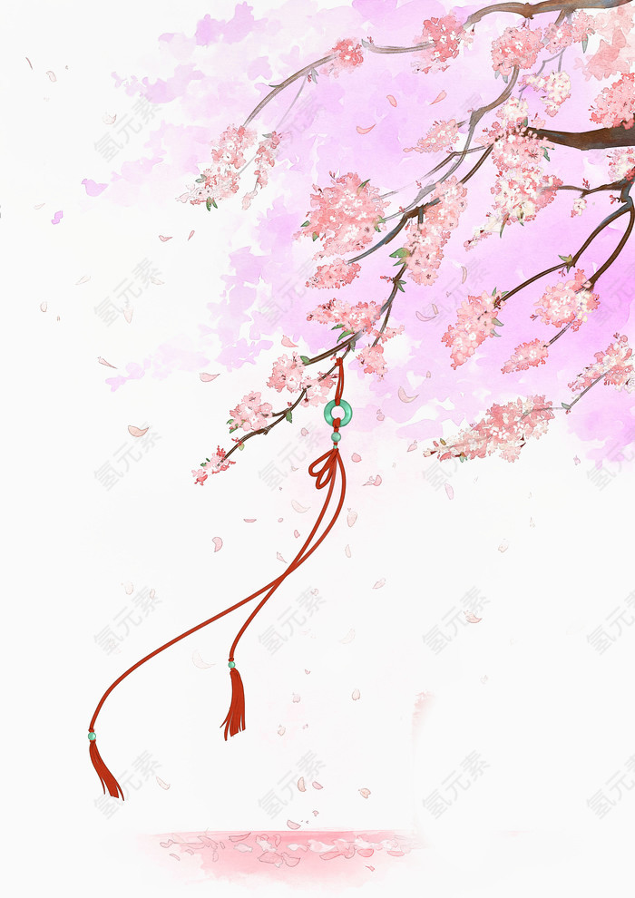 桃花玉佩