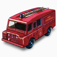 土地探测器火卡车1960 -火柴盒汽车图标