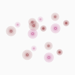 粉色光点矢量免抠素材夜光粉