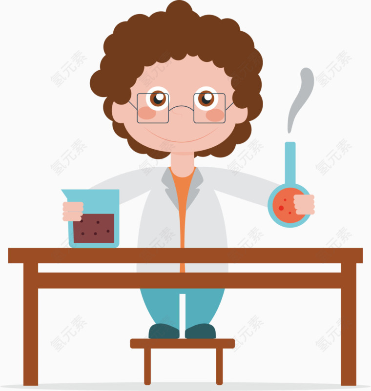 儿童科学实验元素