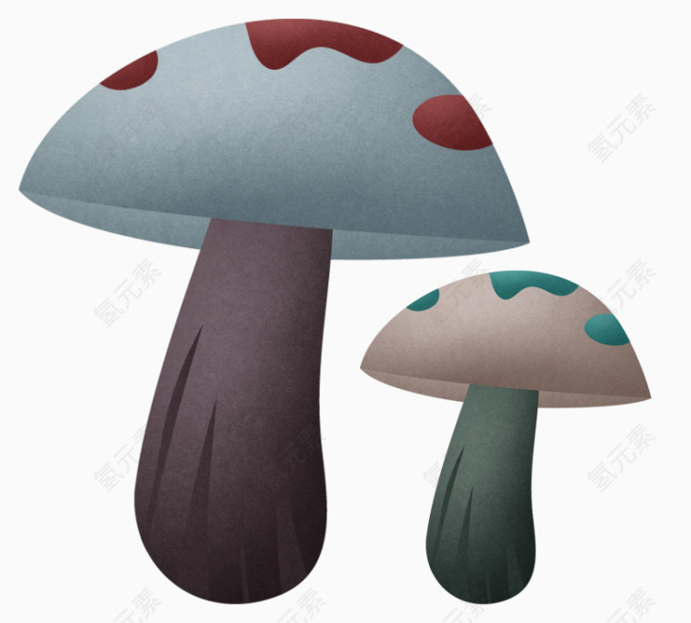 卡通手绘蘑菇