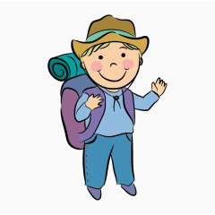 旅行的男孩