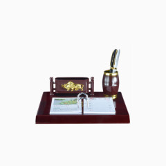 三合2017红木8813台历架