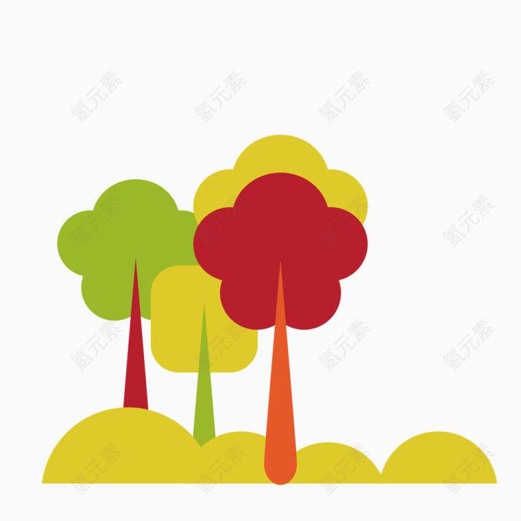 简约植物