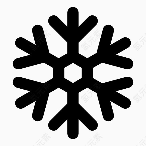 冬天雪花图标
