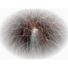 夜晚烟花效果元素