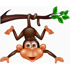 树枝上的小猴子