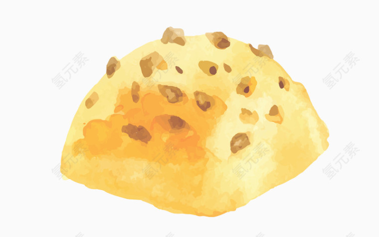 精美黄色圆形面包