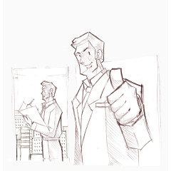 小清新商务插画 