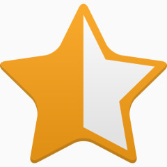 半实心星星图标