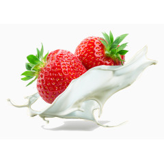 动态草莓牛奶
