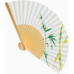 扇子卡通手绘图标元素