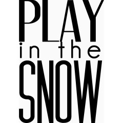 字母艺术字图标矢量图