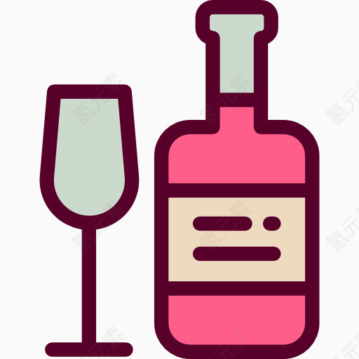 酒和酒杯