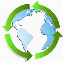 绿色循环地球
