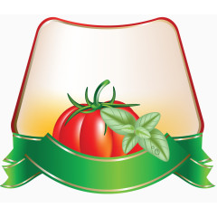  西红柿花纹边框