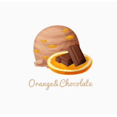 精美灰色圆形巧克力蛋糕