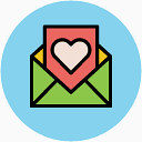 手绘结婚结婚卡通