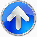 蓝起来蓝色提升上升提升上传增加箭头远景箭头