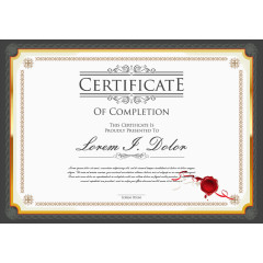 精美证件设计矢量素材