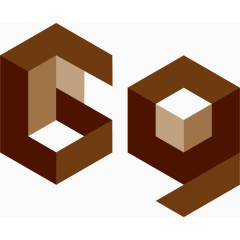 个性空间折叠立体拼接创意字母G