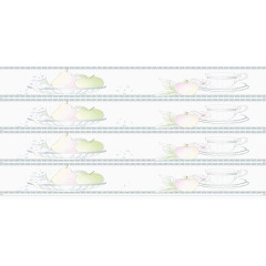 茶杯水果几何图