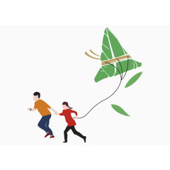 手绘端午节创意图