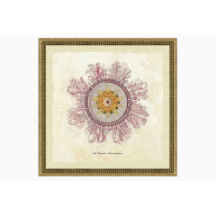 挂画素描挂画剪影